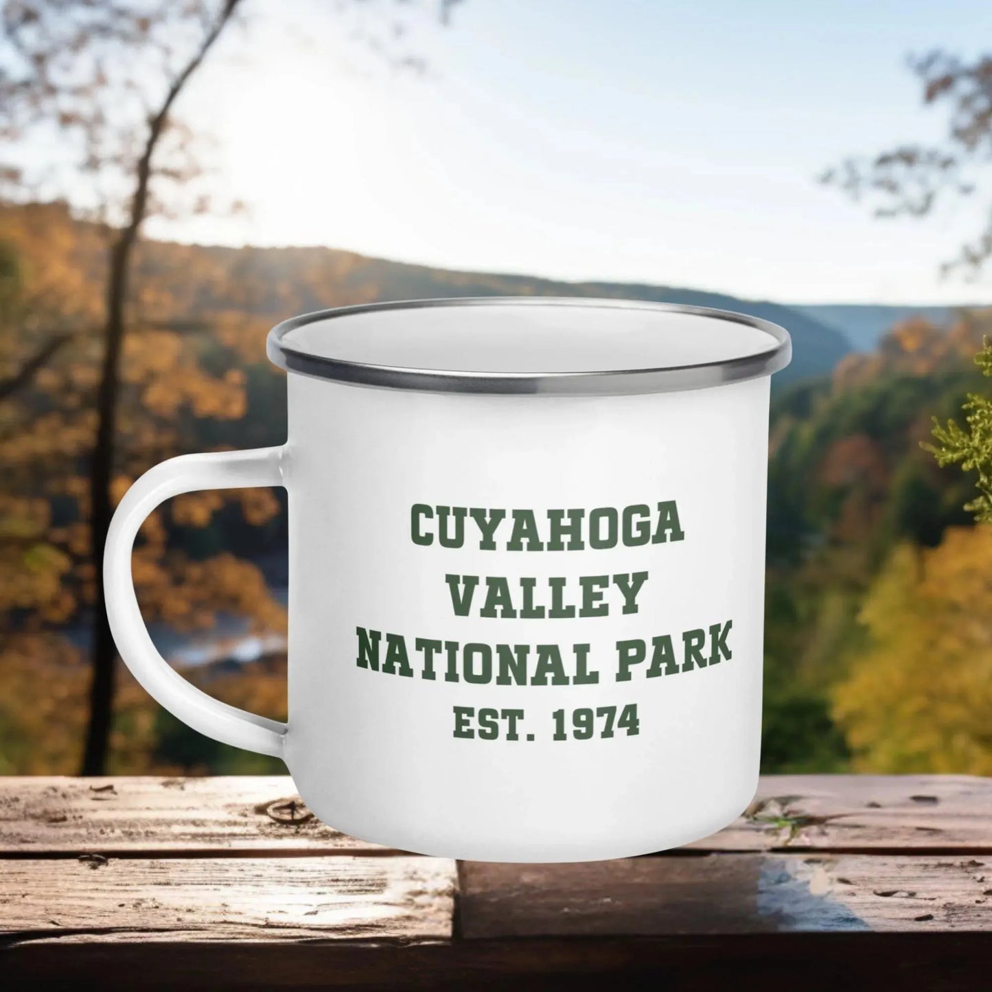 Cuyahoga Valley National Park Enamel Mug - Adventure Threads Company