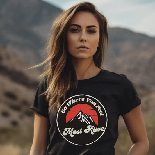 Feel Alive T-Shirt - Adventure Threads Company