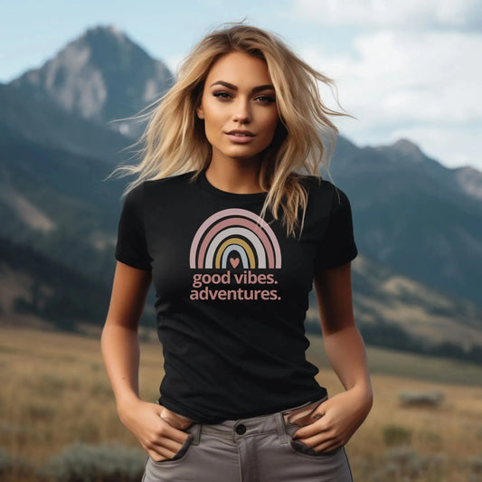 Good Vibes & Adventures T-Shirt - Adventure Threads Company