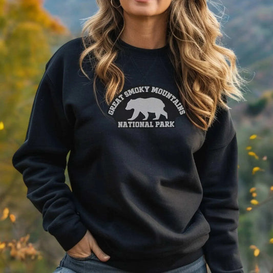 Great Smoky Mountains Premium Embroidered Sweatshirt - Adventure Threads Company