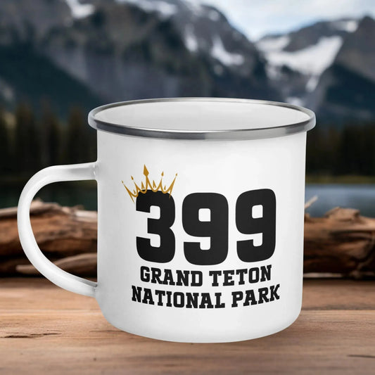 Grizzly 399 Enamel Mug - Adventure Threads Company