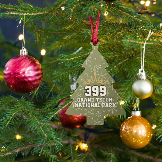 Grizzly Bear 399 Wooden Ornament - Adventure Threads Company