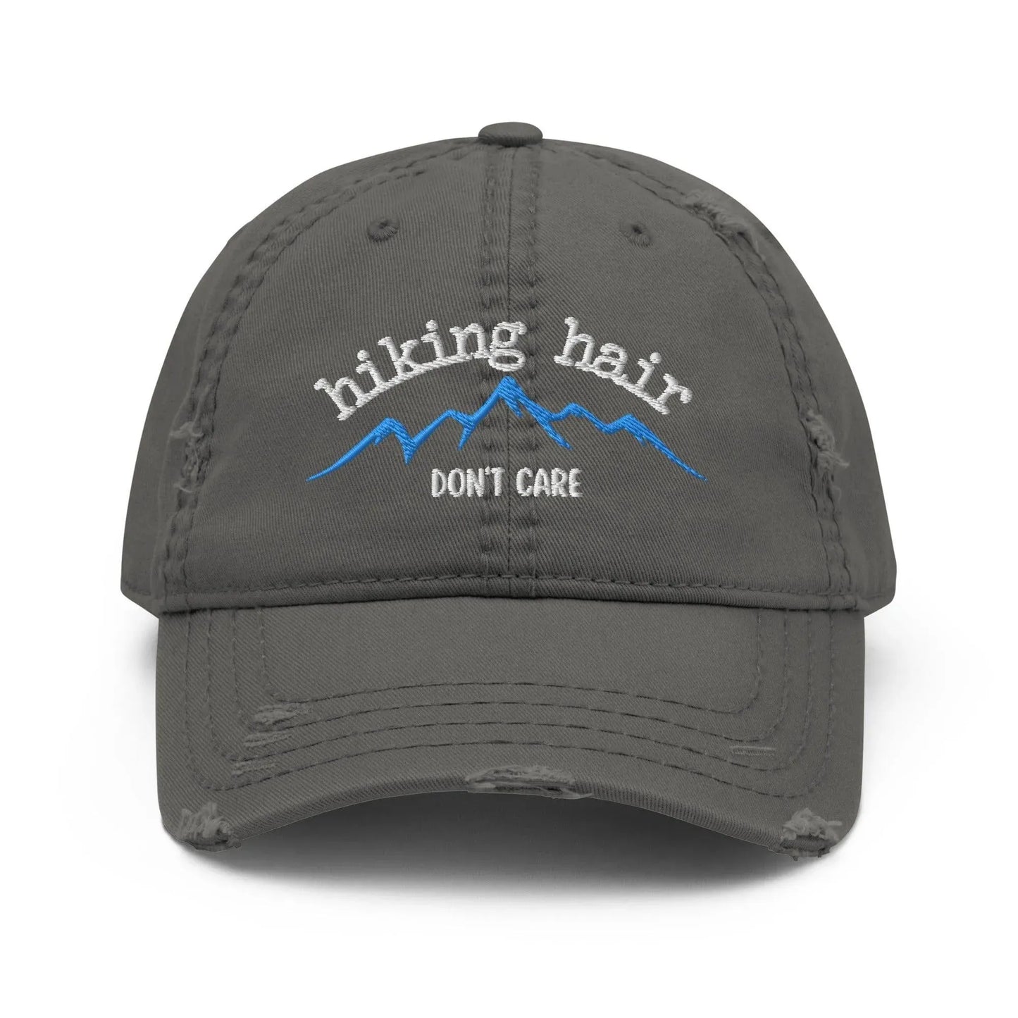 Hiking Hair Don't Care Distressed Hat - Adventure Threads Company