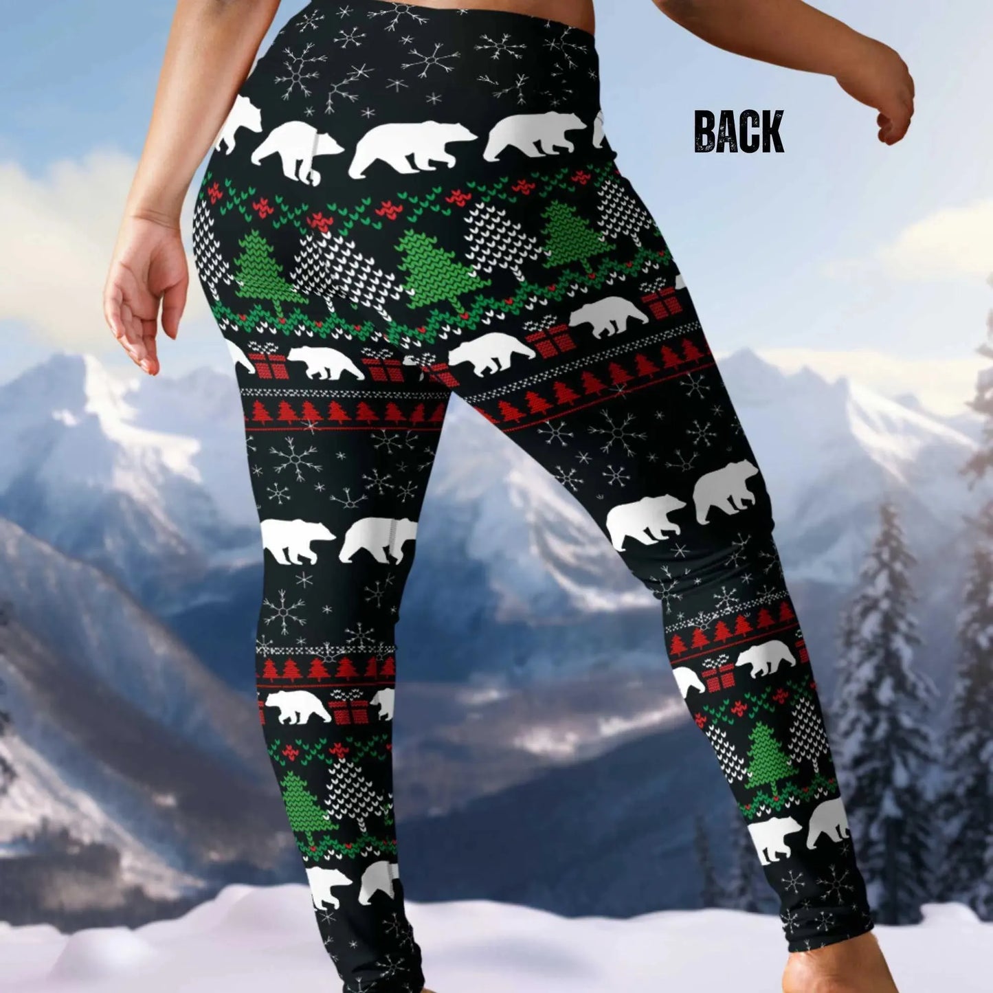 Holiday Yoga Leggings - Adventure Threads Company