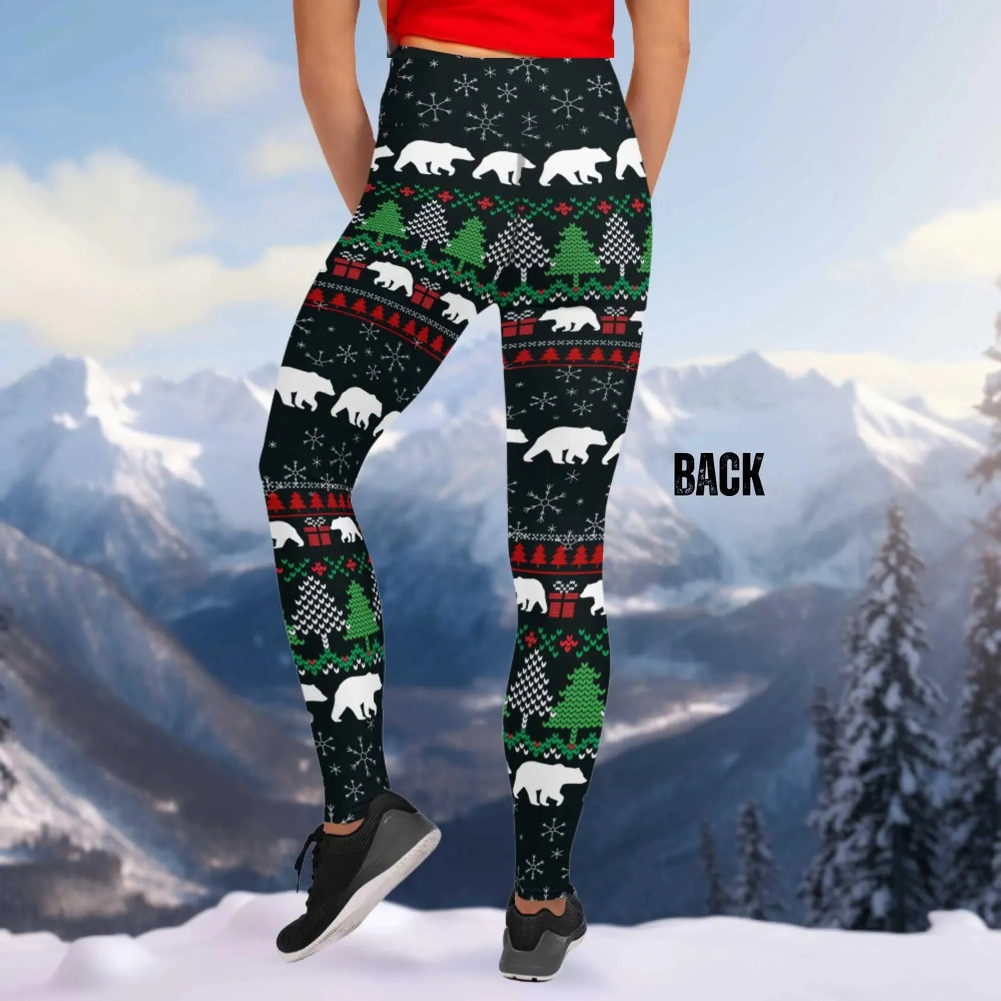 Holiday Yoga Leggings - Adventure Threads Company