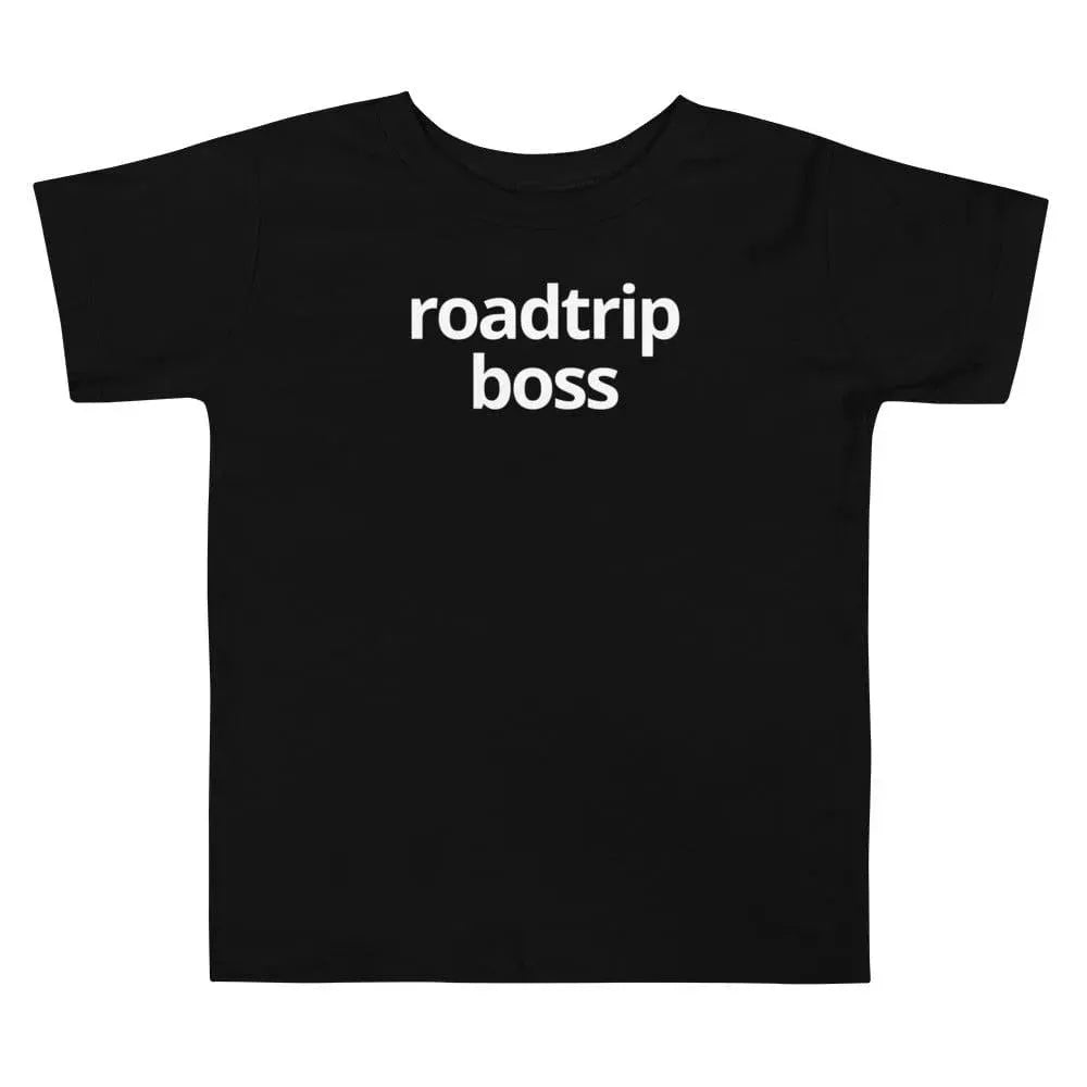 Roadtrip Boss Toddler Short Sleeve Tee - Adventure Threads Company