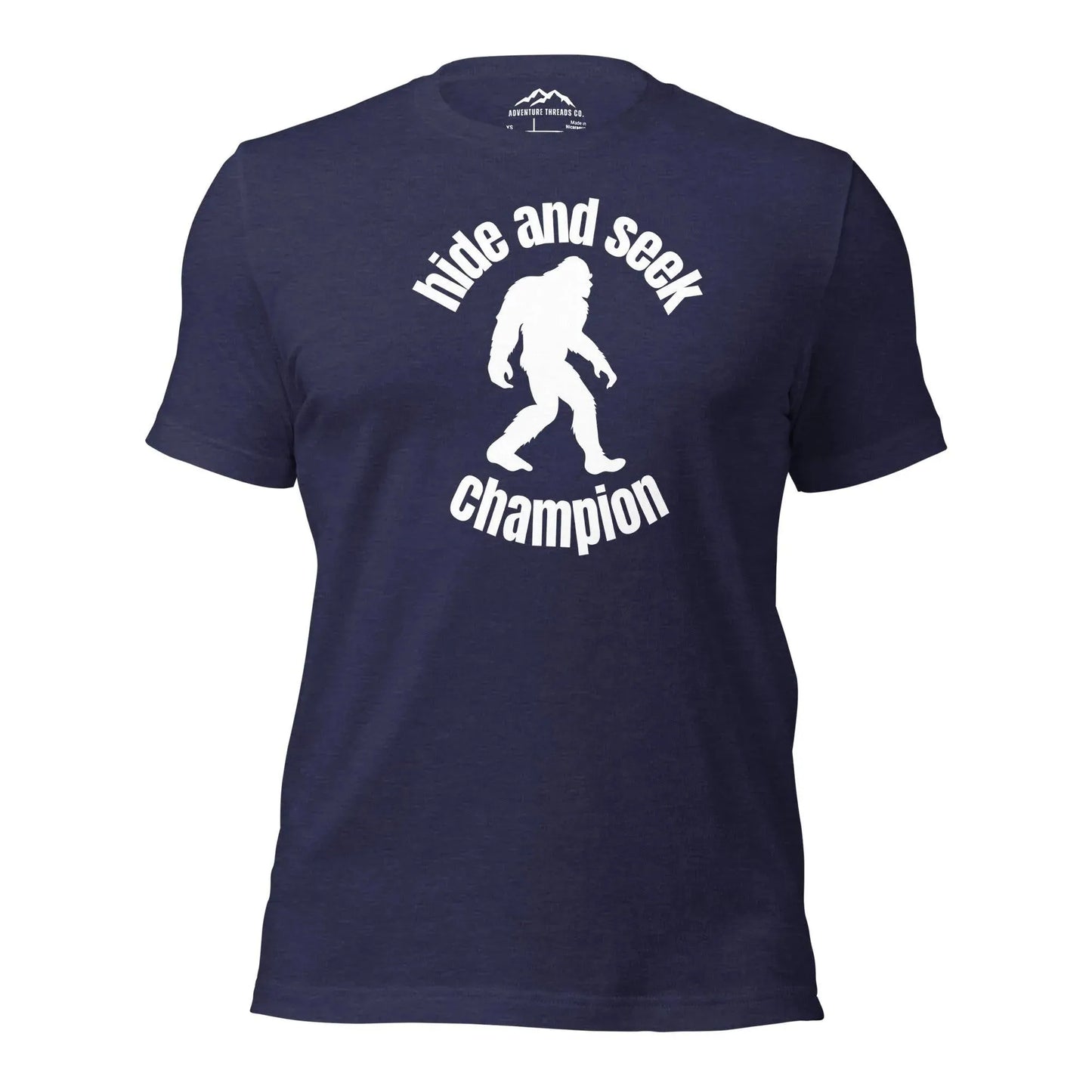 Sasquatch Hide and Seek Champion T-Shirt - Adventure Threads Company