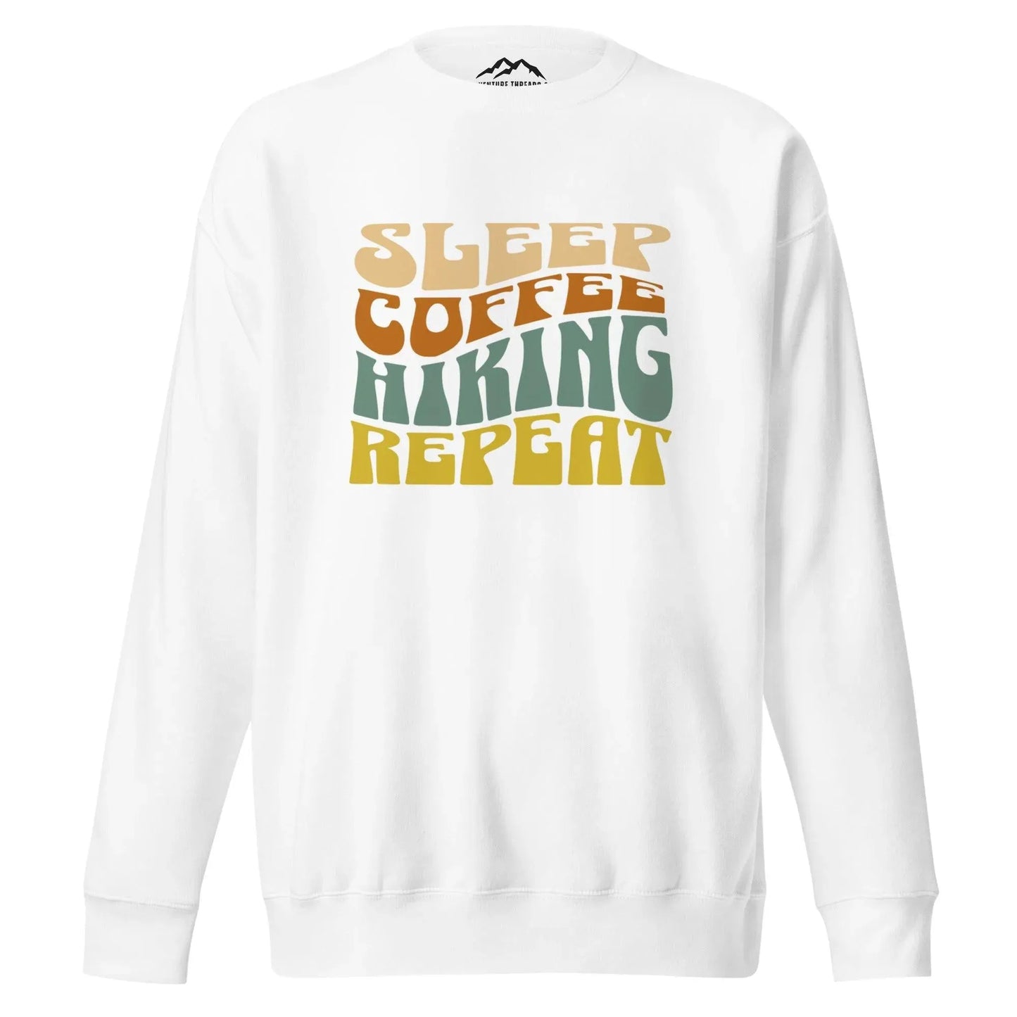 Sleep Coffee Hiking Repeat Premium Sweatshirt - Adventure Threads Company
