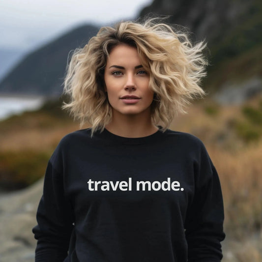 Travel Mode Premium Sweatshirt - Adventure Threads Company