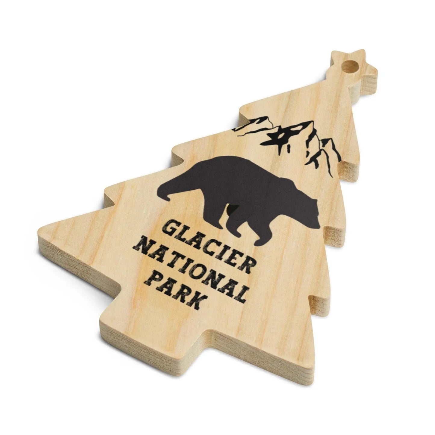 Glacier National Park Wooden Ornament - Adventure Threads Company