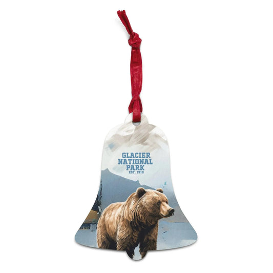 Glacier National Park Wooden Ornament - Adventure Threads Company