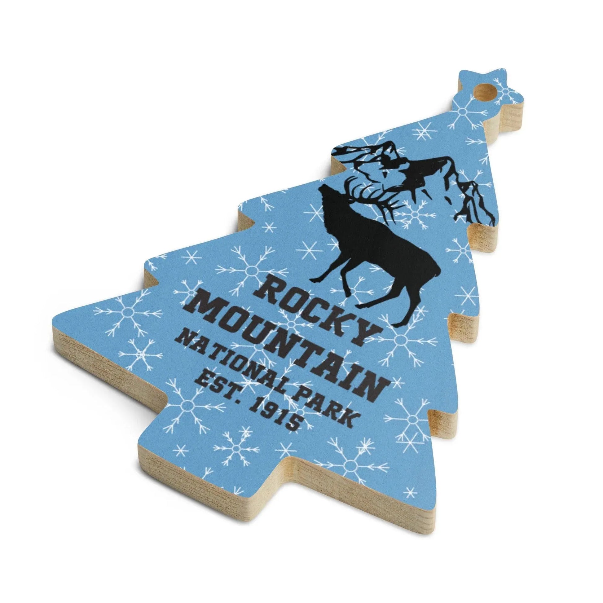 Rocky Mountain National Park Wooden Ornament - Adventure Threads Company