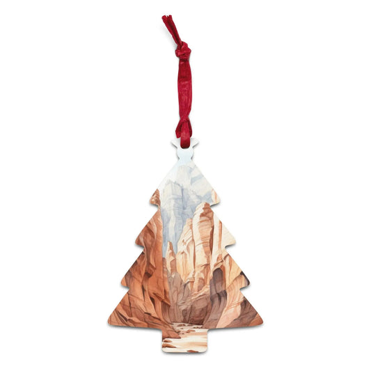 Zion National Park Wooden Ornament - Adventure Threads Company